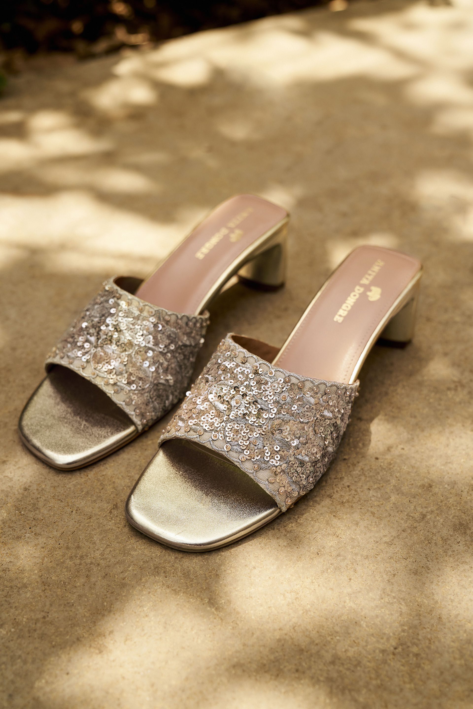 Women golden heels cheap